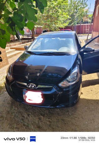 Hyundai Accent RB 2015 Black Automatic Used for Sale in Greater Cairo ( Cairo + Giza)