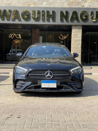 مرسيدس E 200 2021 أسود أوتوماتيك مستعملة للبيع في القاهرة