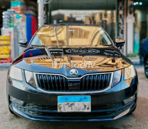 سكودا اوكتافيا A7 2020 أسود أوتوماتيك مستعملة للبيع في الهرم - 5