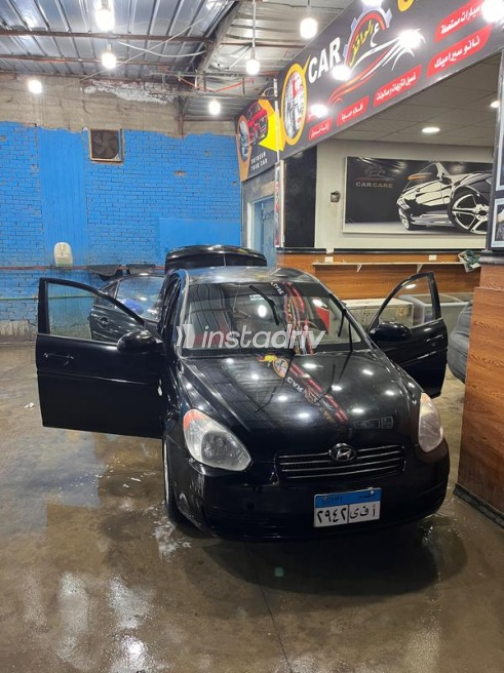 Hyundai Accent 2008 Black Automatic Used for Sale in Zagazig - 3