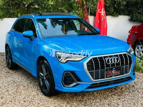 Audi Q3 2020 Dark Blue Automatic Used for Sale in Heliopolis - 2