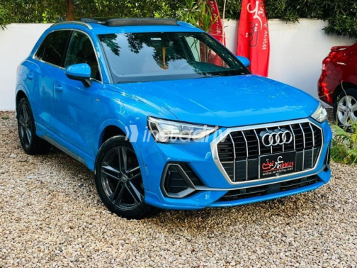 Audi Q3 2020 Dark Blue Automatic Used for Sale in Heliopolis - 3