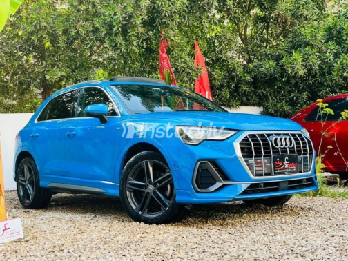 Audi Q3 2020 Dark Blue Automatic Used for Sale in Heliopolis - 4