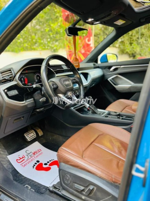 Audi Q3 2020 Dark Blue Automatic Used for Sale in Heliopolis - 7