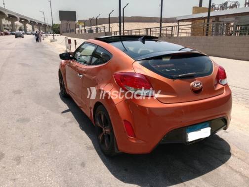 Hyundai Veloster 2012 Orange Automatic Used for Sale in Nasr city - 1