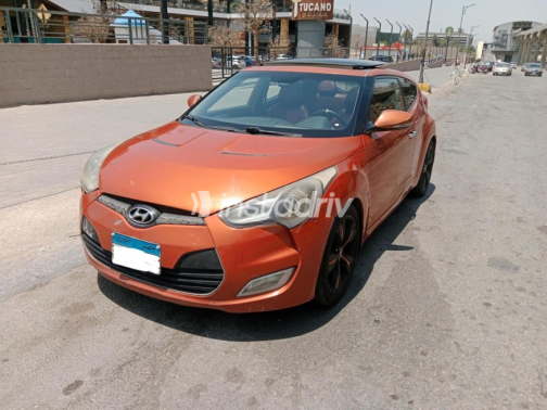 Hyundai Veloster 2012 Orange Automatic Used for Sale in Nasr city - 2
