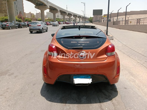 Hyundai Veloster 2012 Orange Automatic Used for Sale in Nasr city - 3