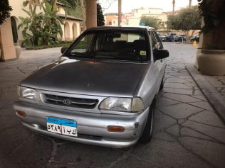 كيا برايد 2001 فضي أوتوماتيك مستعملة للبيع في القاهرة