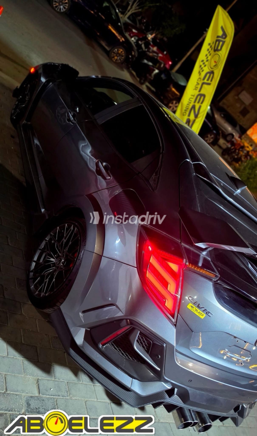 Honda Civic 2018 Gray Automatic Used for Sale in Greater Cairo ( Cairo + Giza) - 10