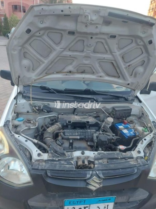 سوزوكى التو 2015 أبيض أوتوماتيك مستعملة للبيع في مدينة الشيخ زايد - 7