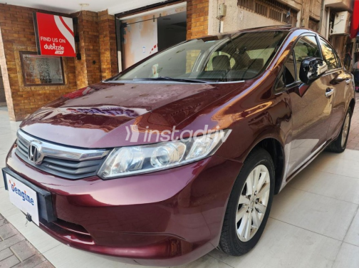 Honda Civic 2012 Red Automatic Used for Sale in Nasr city - 4