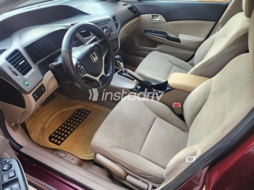 Honda Civic 2012 Red Automatic Used for Sale in Nasr city - 7