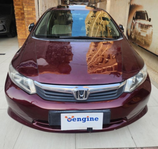 Honda Civic 2012 Red Automatic Used for Sale in Nasr city