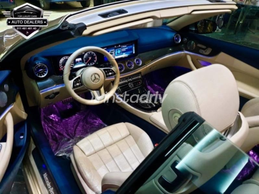 مرسيدس E 300 2019 ذهبي أوتوماتيك مستعملة للبيع في القاهرة - 9