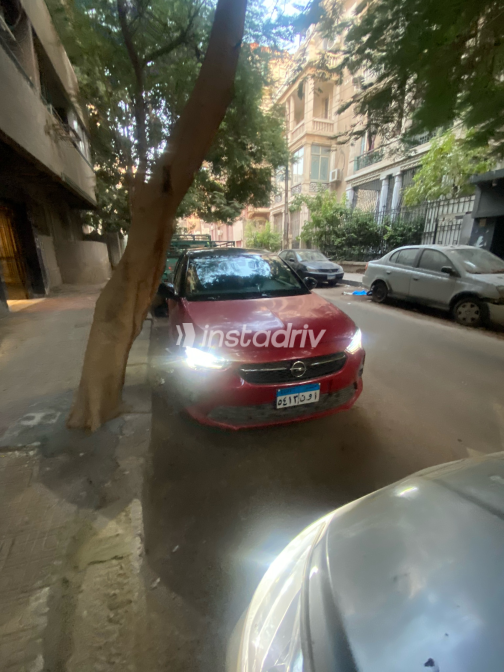 Opel Corsa 2022 Red Automatic Used for Sale in Greater Cairo ( Cairo + Giza) - 3