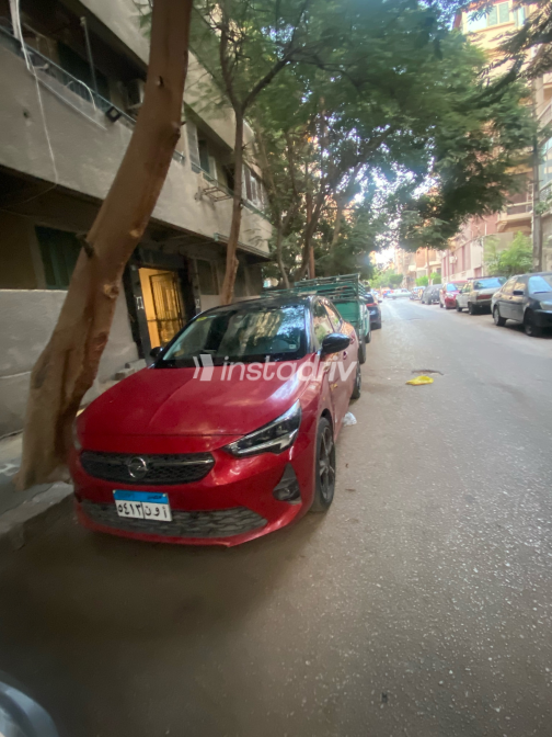 Opel Corsa 2022 Red Automatic Used for Sale in Greater Cairo ( Cairo + Giza) - 6