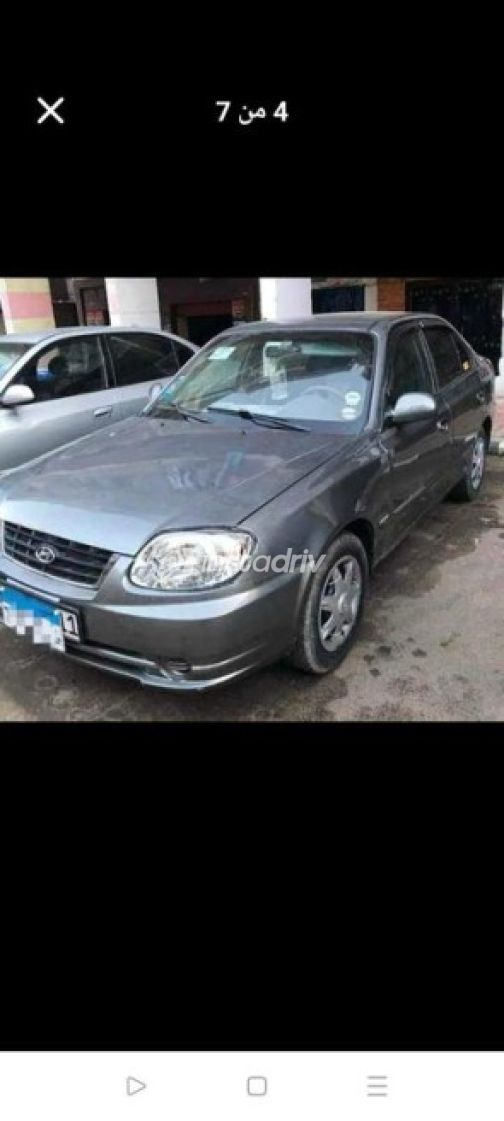 Hyundai Verna 2010 Dark Gray Automatic Used for Sale in Giza - 4