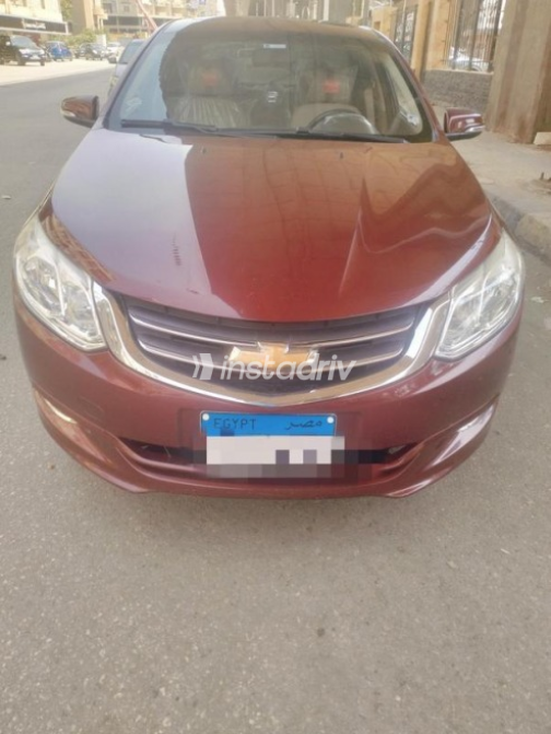 Chevrolet Optra 2022 Dark Red Automatic Used for Sale in El Haram - 1
