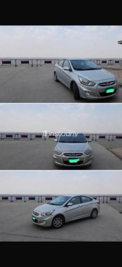 Hyundai Accent RB 2015 Silver Automatic Used for Sale in Cairo - 1