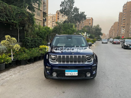 Jeep Renegade 2020 Dark Blue Automatic Used for Sale in Nasr city - 1