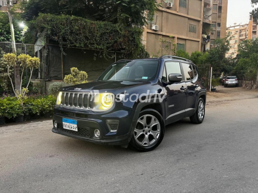 Jeep Renegade 2020 Dark Blue Automatic Used for Sale in Nasr city - 4