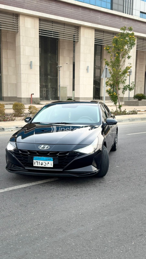 هيونداي إلنترا سى ان 7 2021 أسود أوتوماتيك مستعملة للبيع في القاهرة الكبرى ( القاهرة - الجيزة) - 5