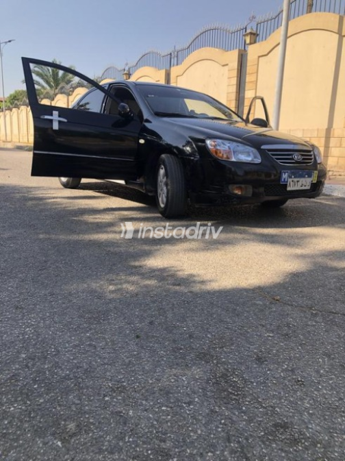 Kia Cerato 2007 Black Automatic Used for Sale in Ismailia - 1