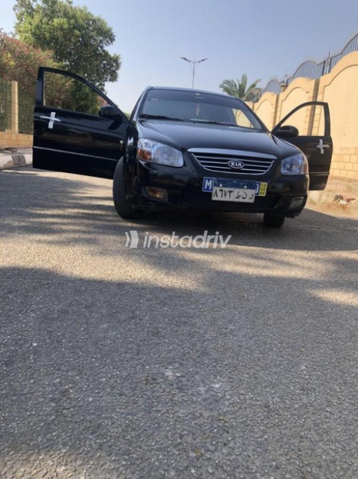 Kia Cerato 2007 Black Automatic Used for Sale in Ismailia - 2