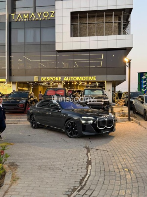 BMW 760 2024 Black Automatic Used for Sale in Cairo - 1
