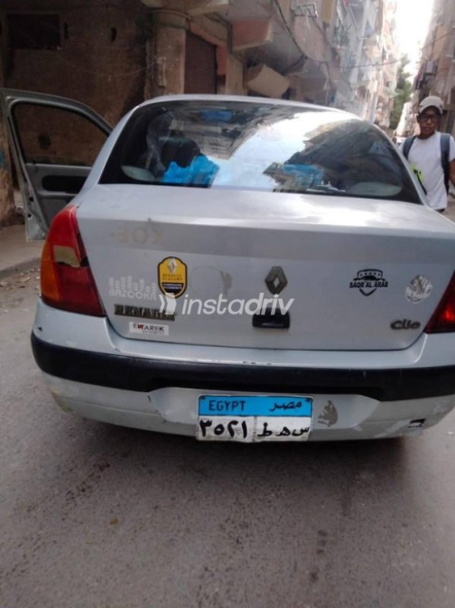 رينو كليو 2005 فضي أوتوماتيك مستعملة للبيع في الإسكندرية - 6