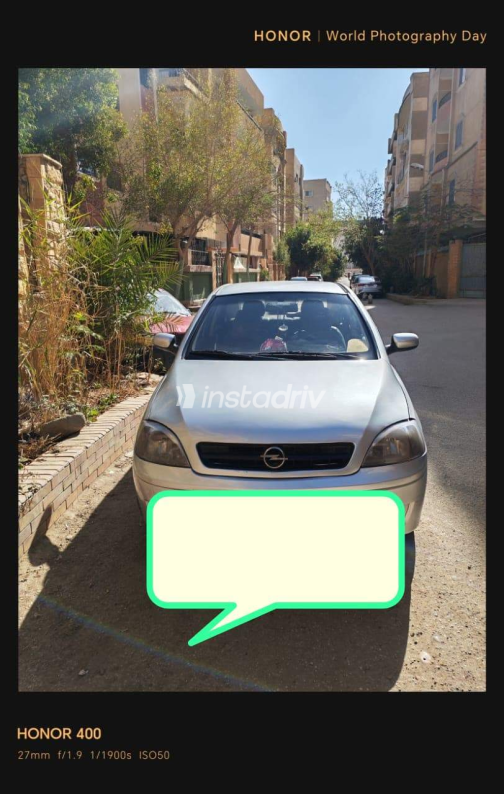 Opel Corsa 2003 Silver Manual Used for Sale in Greater Cairo ( Cairo + Giza) - 3