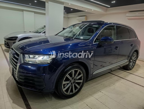اودي Q7 2019 أزرق غامق أوتوماتيك مستعملة للبيع في مصر الجديدة - 4