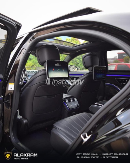 مرسيدس S 450 2023 أسود أوتوماتيك مستعملة للبيع في 6 أكتوبر - 5