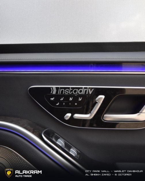 مرسيدس S 450 2023 أسود أوتوماتيك مستعملة للبيع في 6 أكتوبر - 6