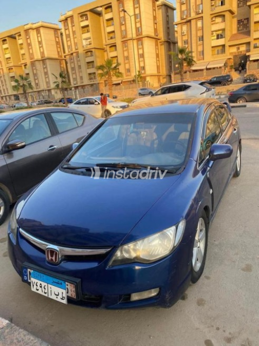 Honda Civic 2008 Blue Automatic Used for Sale in Nasr city - 1