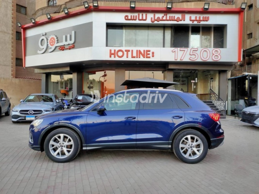 Audi Q3 2021 Dark Blue Automatic Used for Sale in Cairo - 2