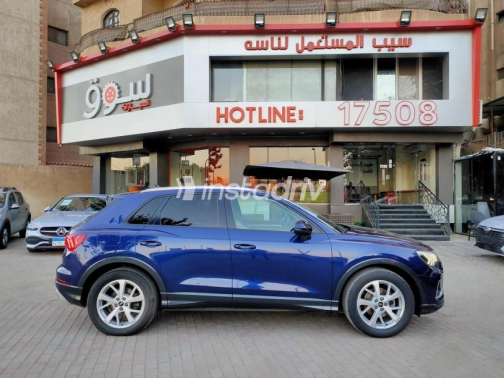 Audi Q3 2021 Dark Blue Automatic Used for Sale in Cairo - 3