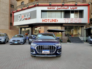 Audi Q3 2021 Dark Blue Automatic Used for Sale in Cairo
