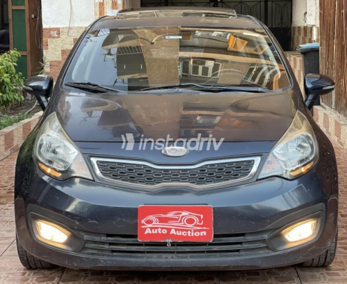 Kia Rio 2014 Gray Automatic Used for Sale in Cairo - 3