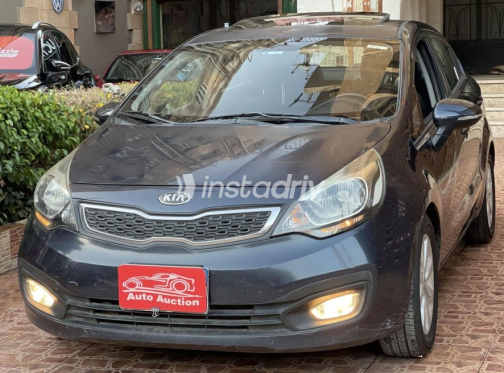 Kia Rio 2014 Gray Automatic Used for Sale in Cairo - 6