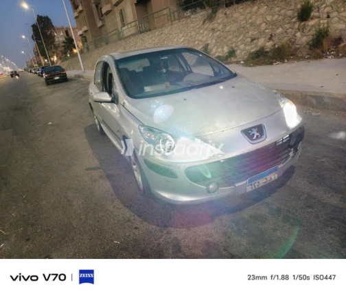 بيجو 307 2006 فضي أوتوماتيك مستعملة للبيع في القاهرة - 4