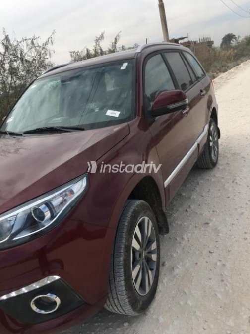 Chery Tiggo 3 2023 Dark Red Automatic Used for Sale in Sohag - 1