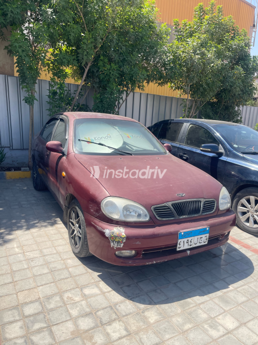 Daewoo Lanos 2 1999 White Manual Used for Sale in Greater Cairo ( Cairo + Giza) - 2