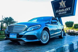 مرسيدس C 180 2015 رمادي أوتوماتيك مستعملة للبيع في مدينتى