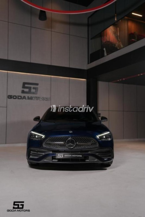 Mercedes C 200 2023 Dark Blue Automatic Used for Sale in Cairo - 2