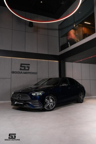 Mercedes C 200 2023 Dark Blue Automatic Used for Sale in Cairo