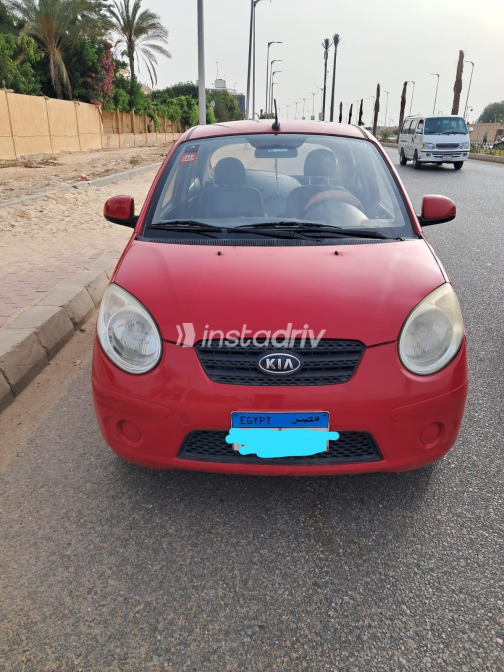 Kia Picanto 2011 Red Automatic Used for Sale in Greater Cairo ( Cairo + Giza) - 1