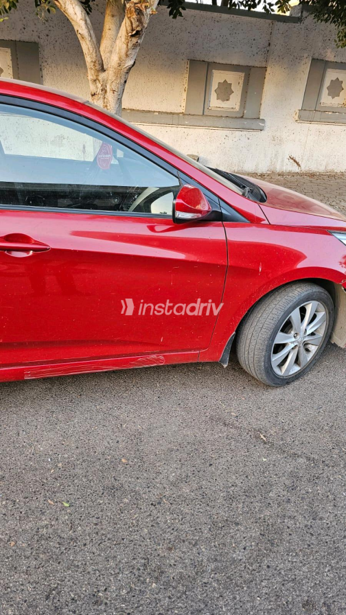 Hyundai Accent RB 2021 Red Automatic Used for Sale in Greater Cairo ( Cairo + Giza) - 1