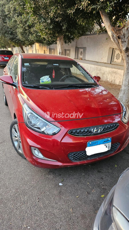 Hyundai Accent RB 2021 Red Automatic Used for Sale in Greater Cairo ( Cairo + Giza) - 2