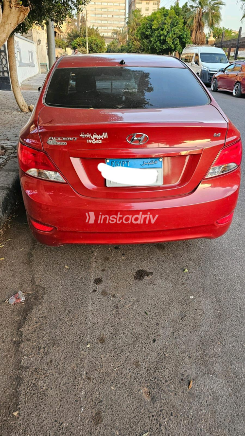 Hyundai Accent RB 2021 Red Automatic Used for Sale in Greater Cairo ( Cairo + Giza) - 4
